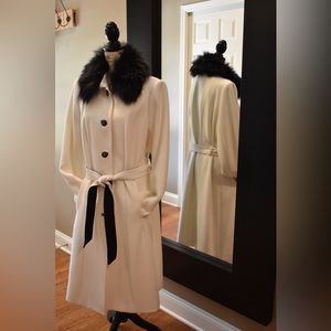 Gorgeous Black/White Dress Coat XL
